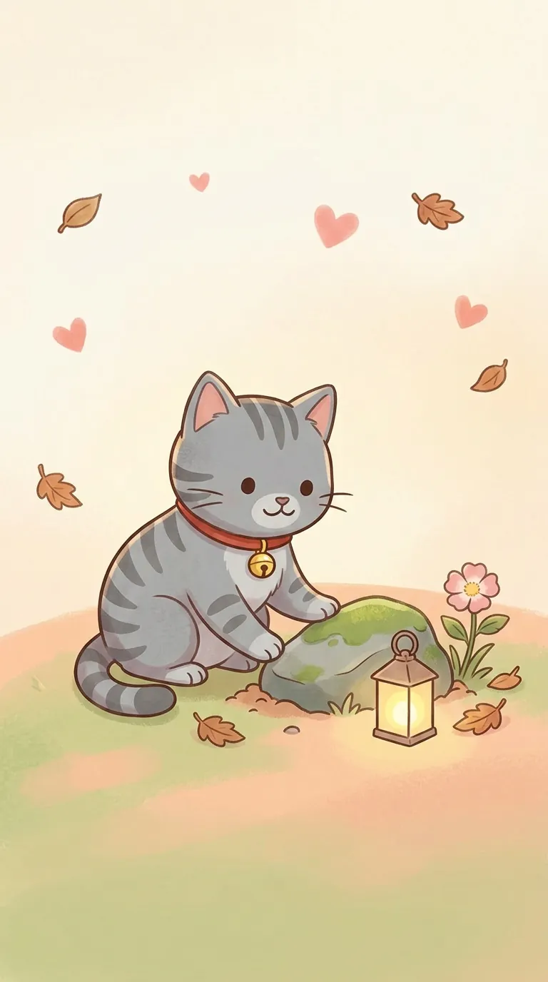 破土主題療癒貓圖