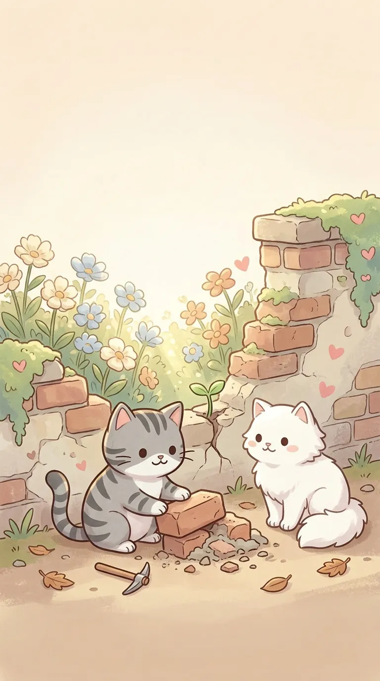 壞垣主題療癒貓圖