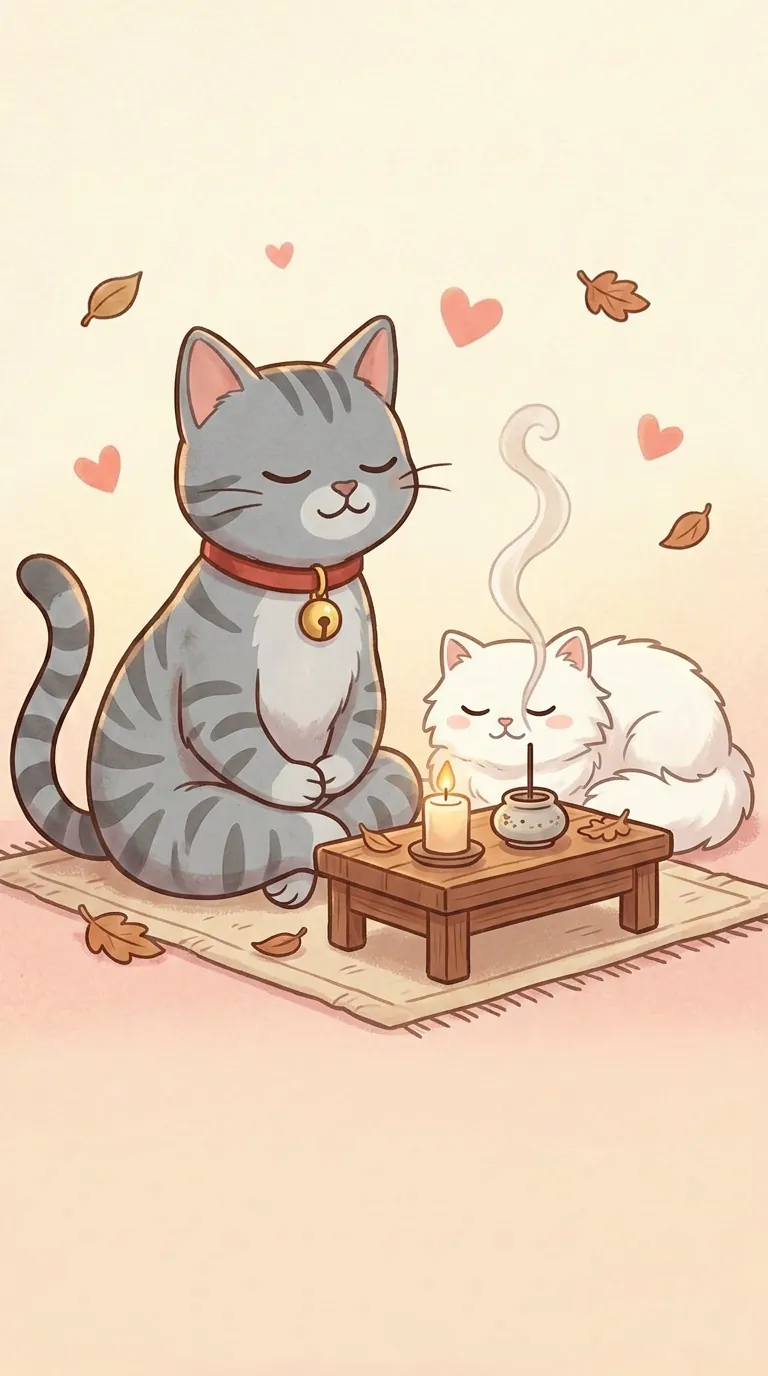齋醮主題療癒貓圖