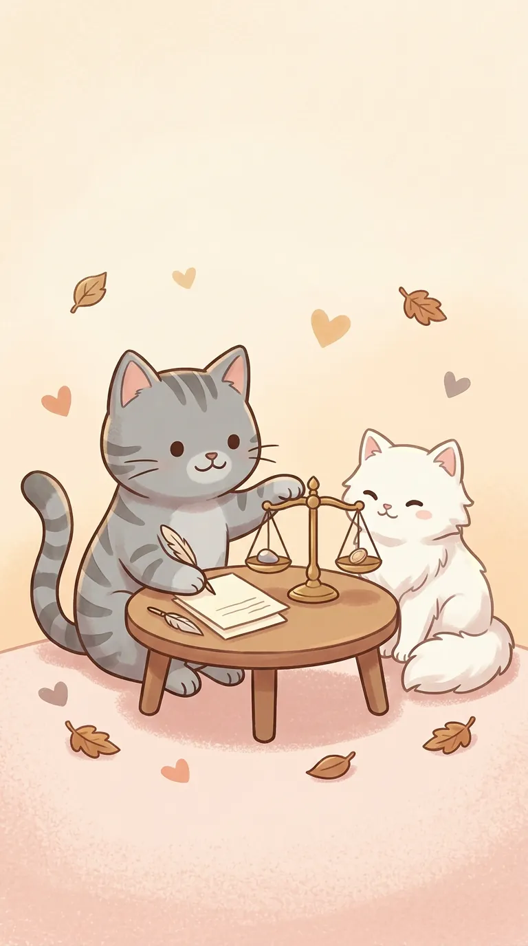 詞訟主題療癒貓圖