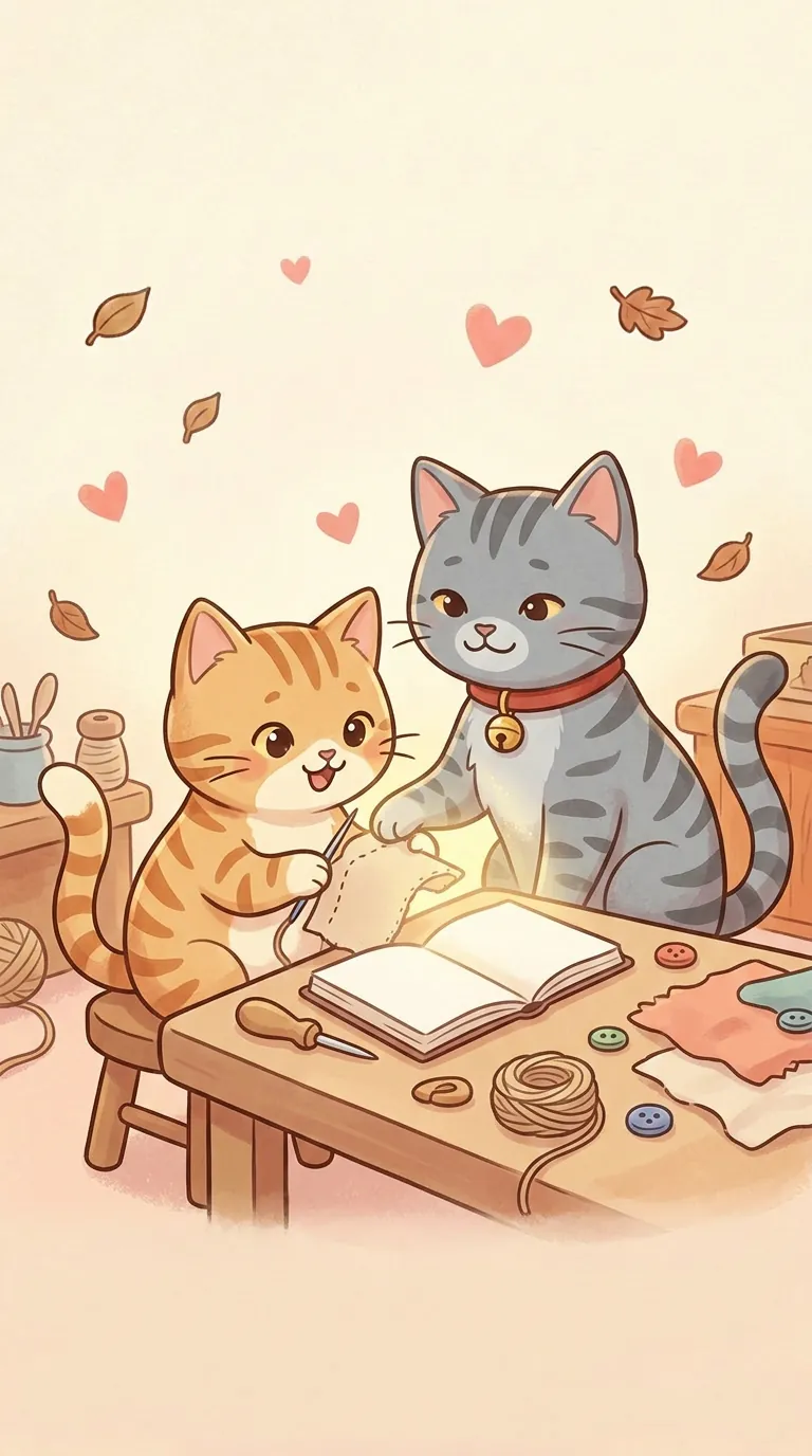 習藝主題療癒貓圖
