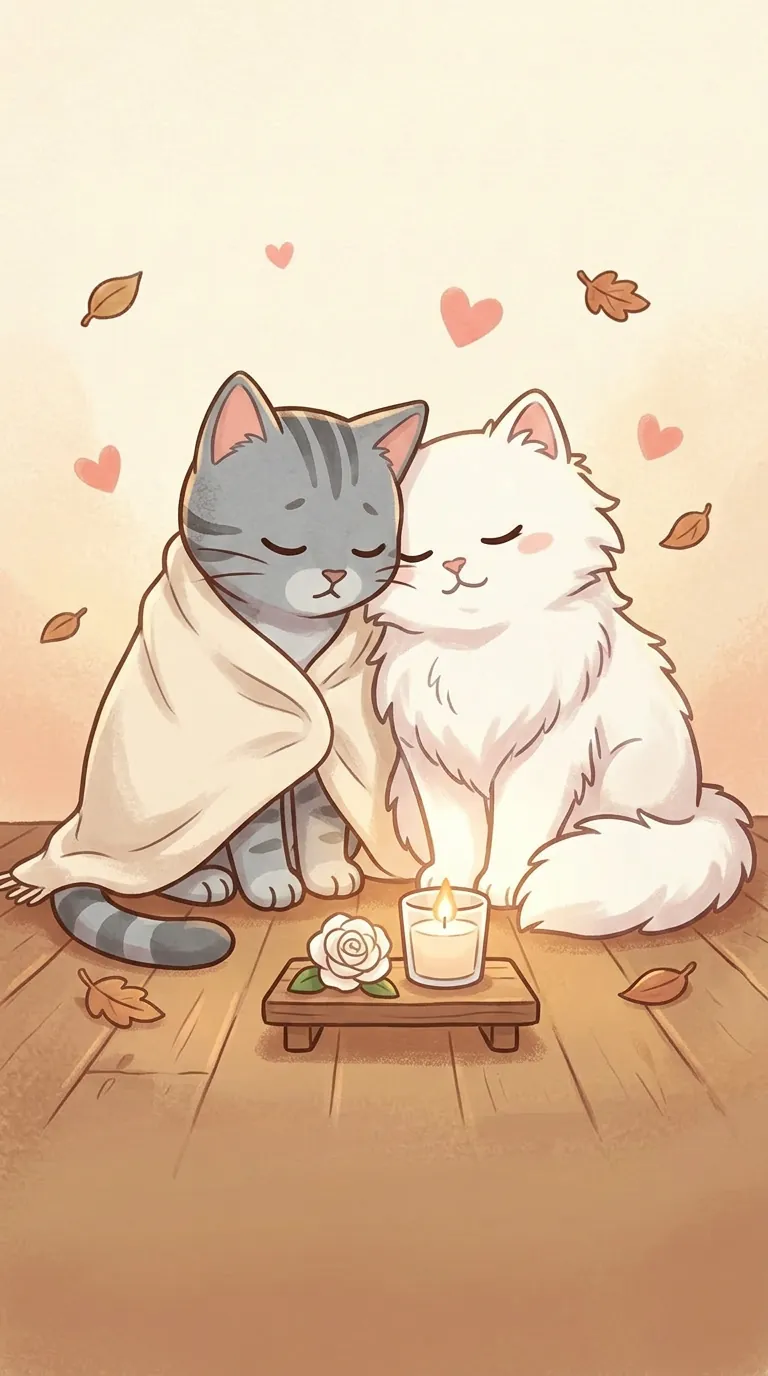 成服主題療癒貓圖