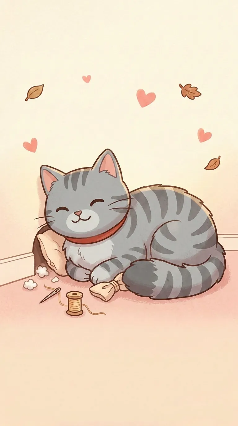 塞穴主題療癒貓圖