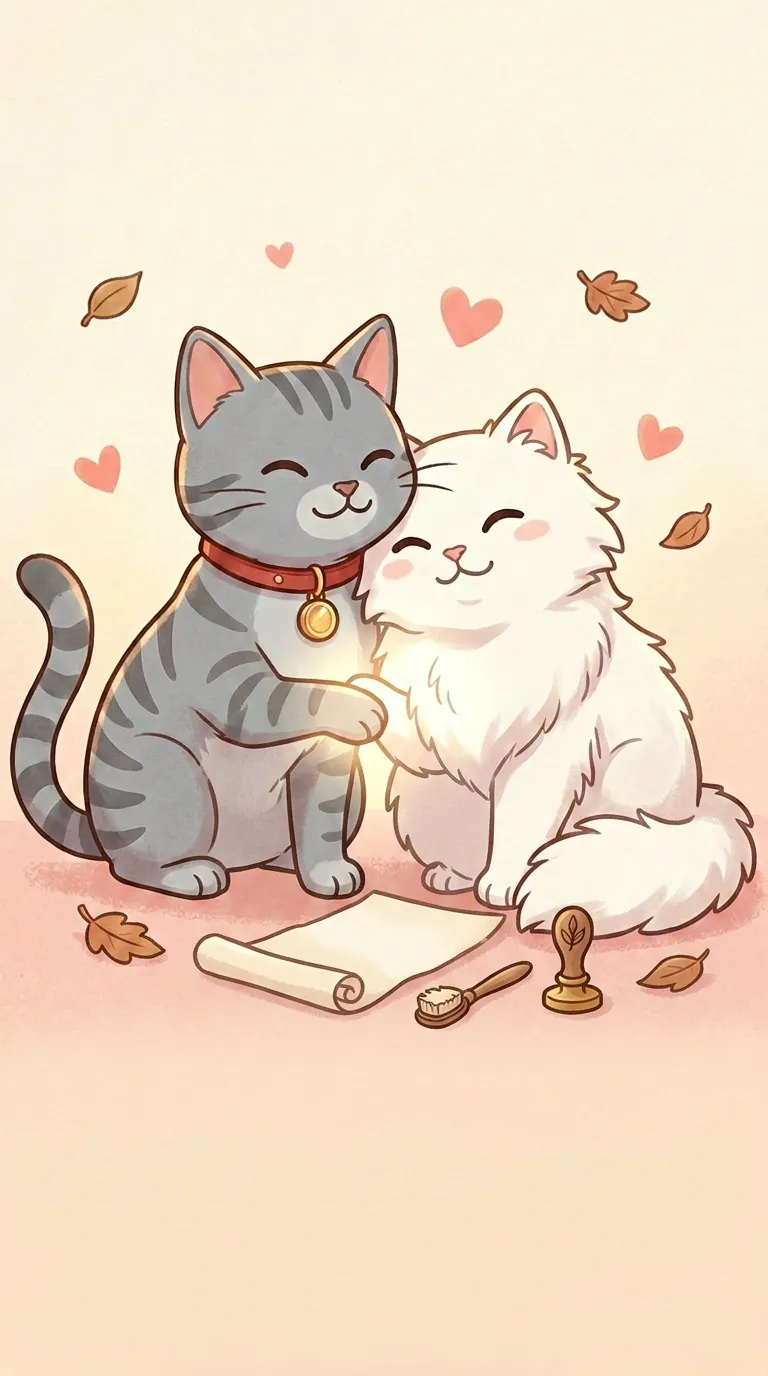 立券主題療癒貓圖